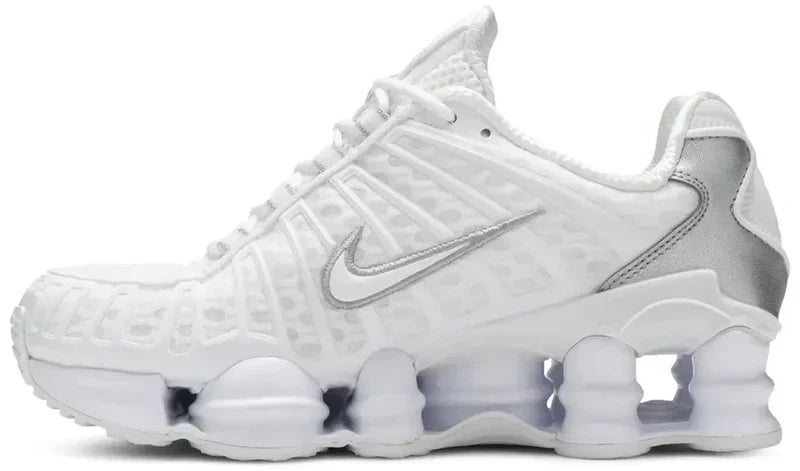 Nike Shox TL White Metallic Silver