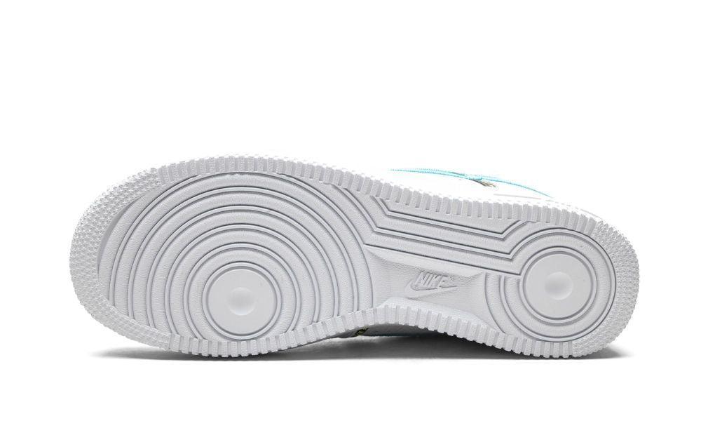 Nike Air Force 1 Low "Worldwide White / Blue Fury / Volt"