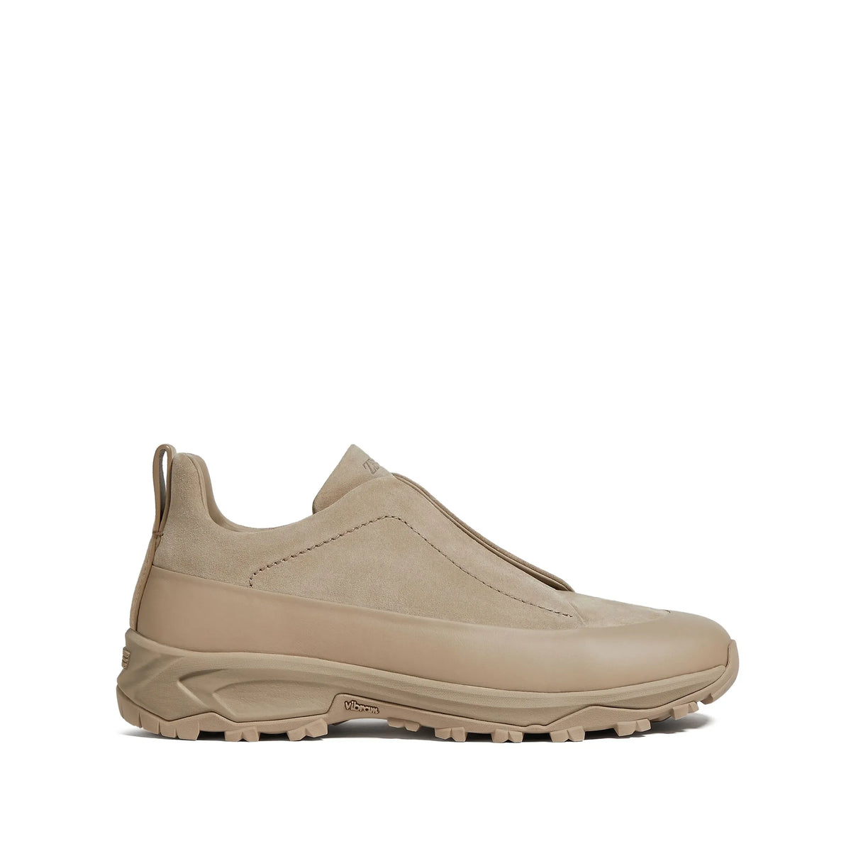 Espadrilles Zegna - Triple Stitch™ - Monte en Cuir et Veau Velours - Beige