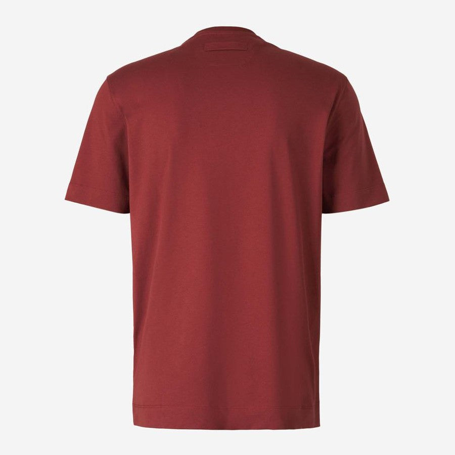 T-Shirt Zegna - Coton - Bordeaux