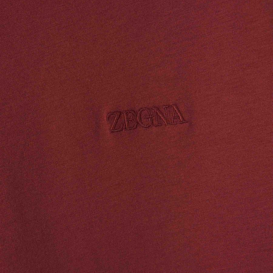 T-Shirt Zegna - Coton - Bordeaux
