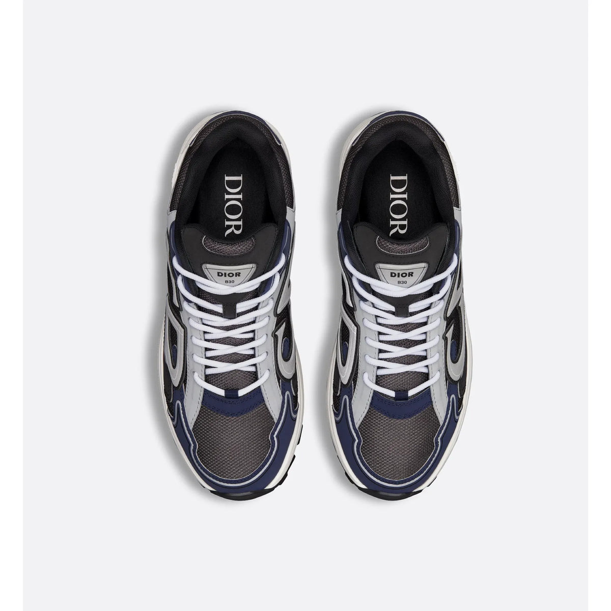 Espadrilles Dior - B30 Countdown - Bleu Marine/Gris