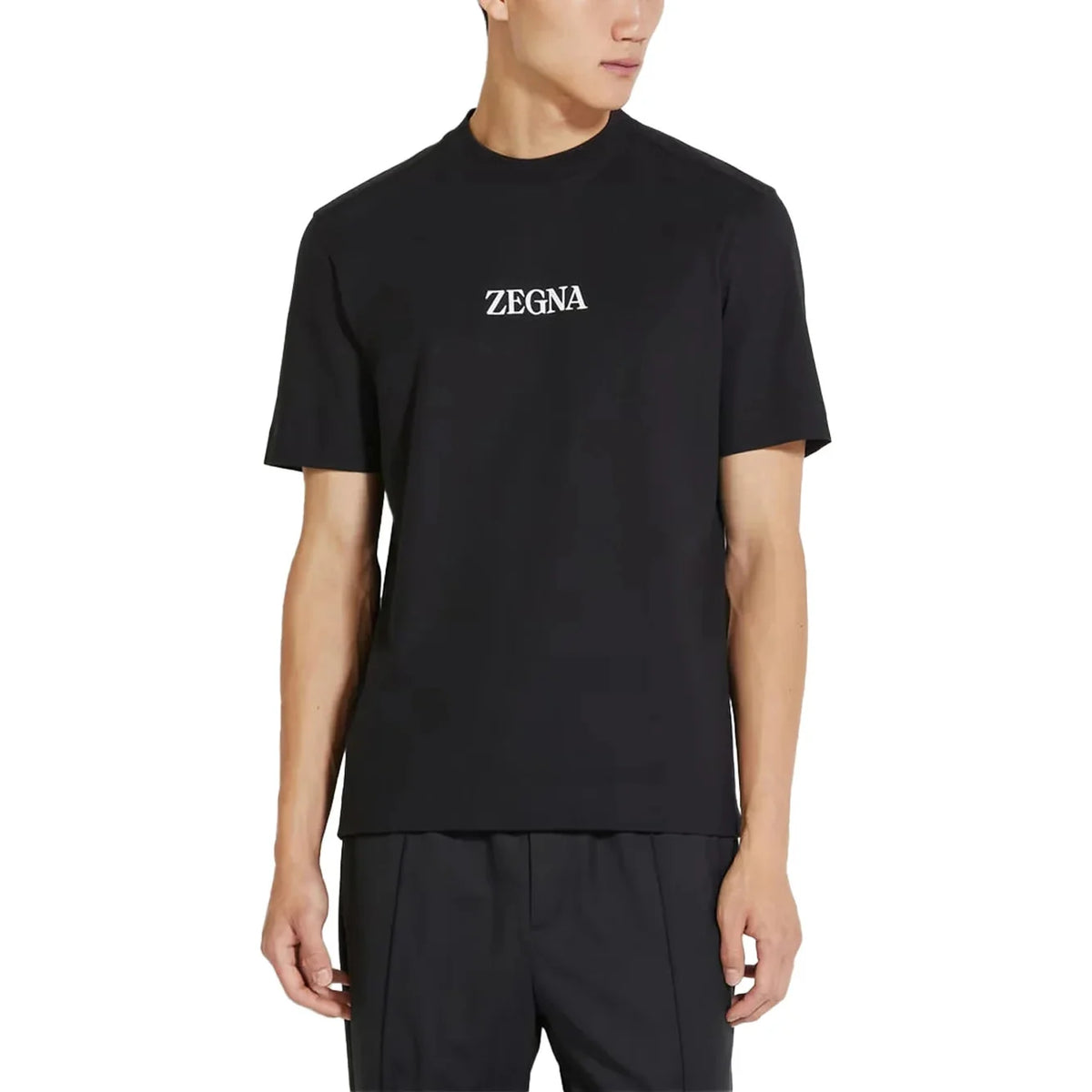 T-Shirt Zegna - Coton - Noir