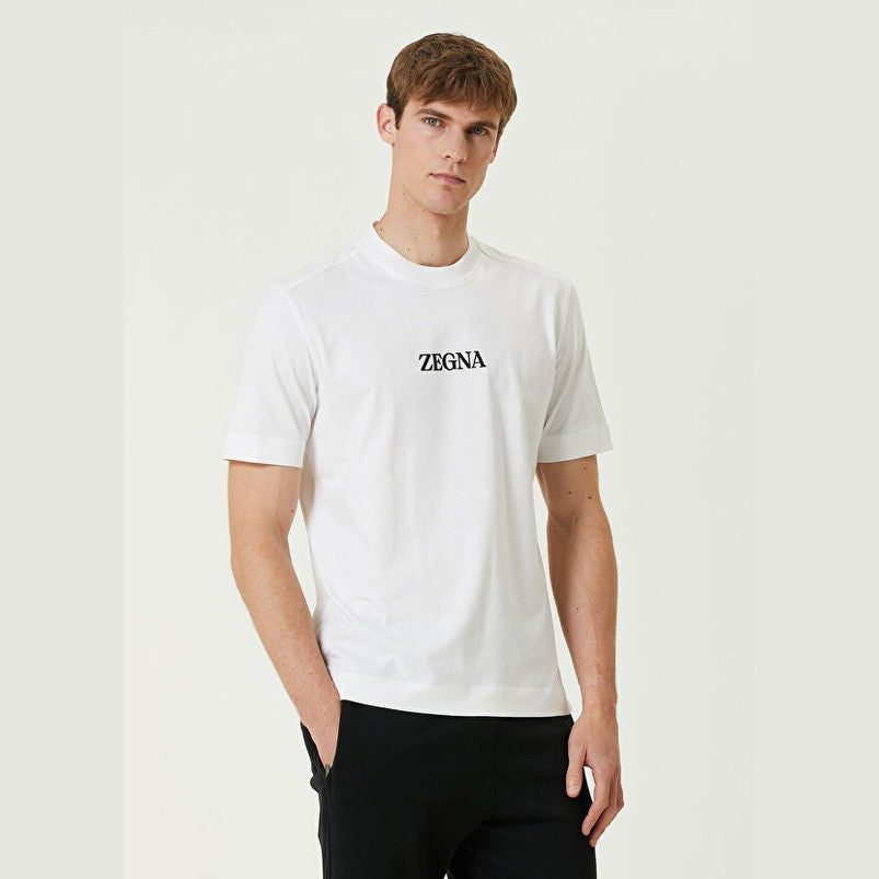 T-Shirt Zegna - Coton - Blanc