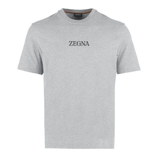 T-Shirt Zegna - Coton - Gris
