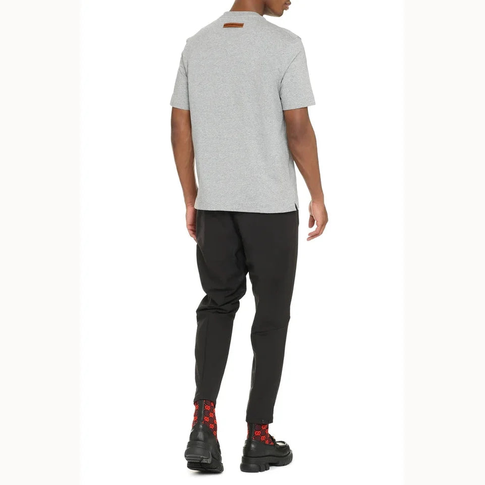 T-Shirt Zegna - Coton - Gris