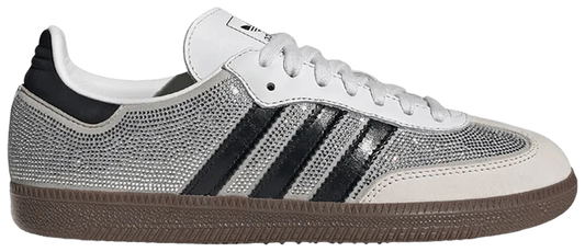 adidas Samba OG Rhinestone Crystal White Silver