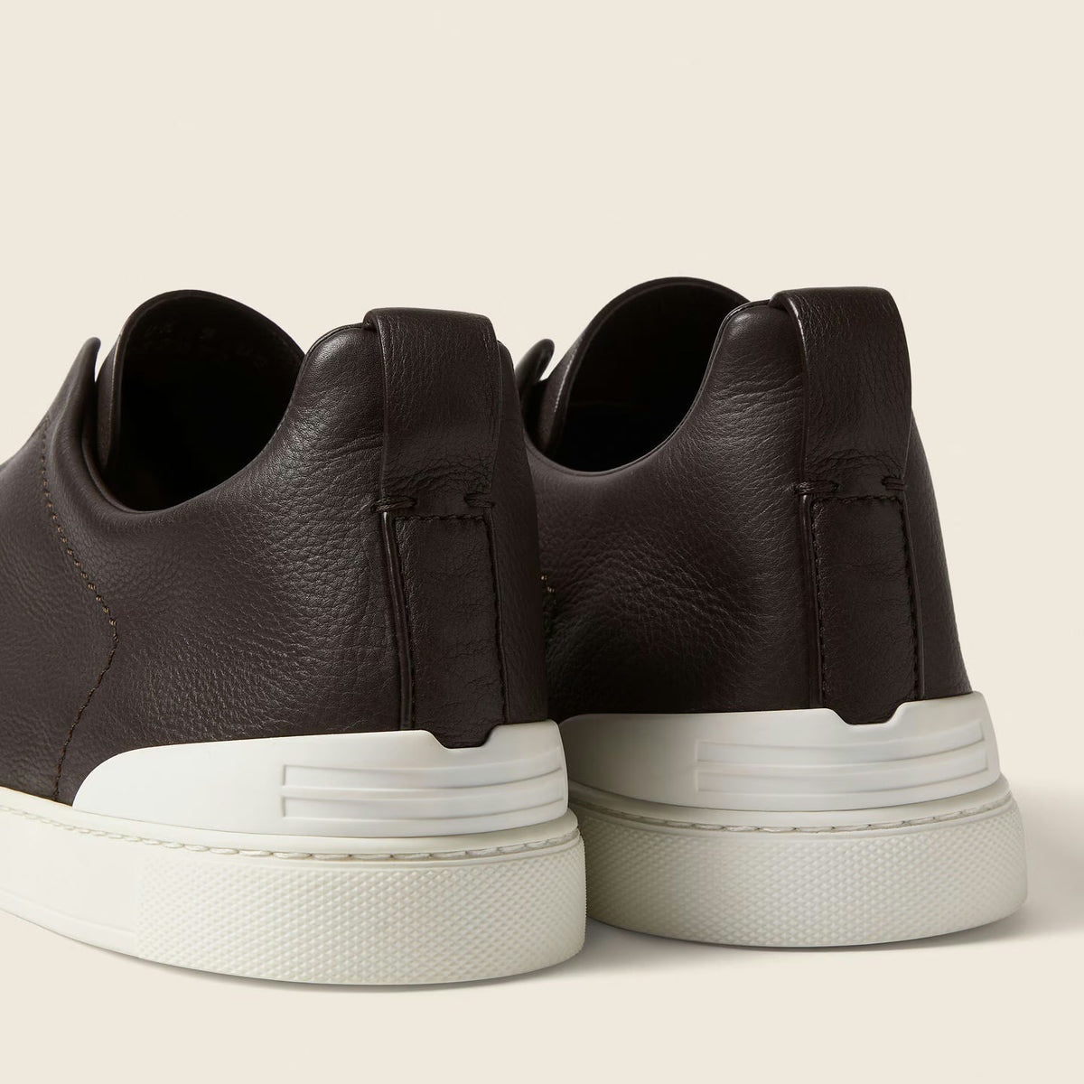 Espadrilles Zegna - - Triple Stitch™ SECONDSKIN - Marron Foncé