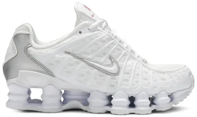 Nike Shox TL White Metallic Silver