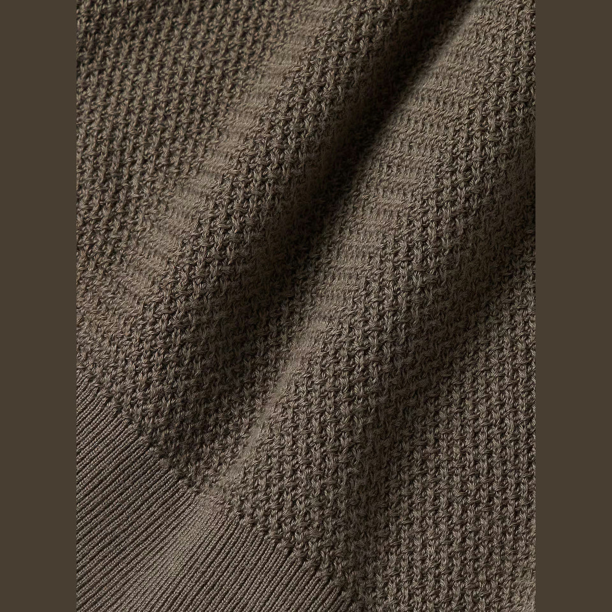Polo Zegna - Coton - Taupe Foncé