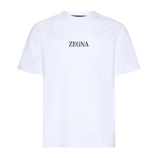 T-Shirt Zegna - Coton - Blanc