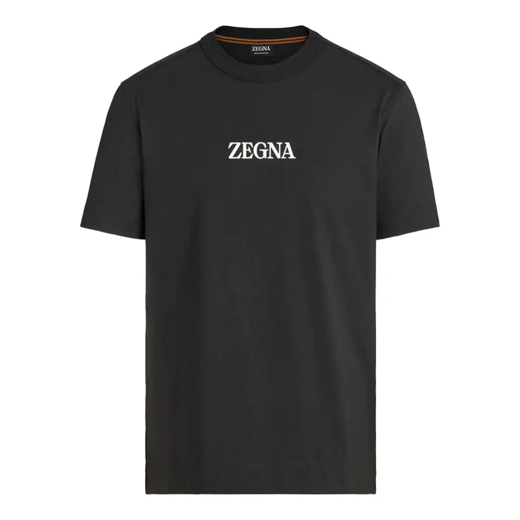 T-Shirt Zegna - Coton - Noir