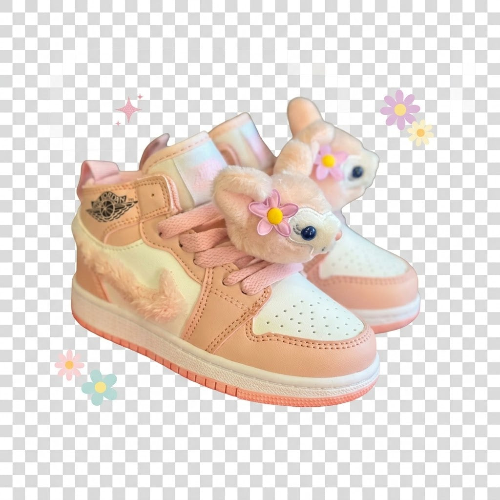 Baskets Montantes Panda Rose pour Enfants – Collection Cute