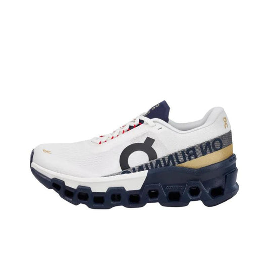 On Running CloudmOnster 2  "White/Blue".