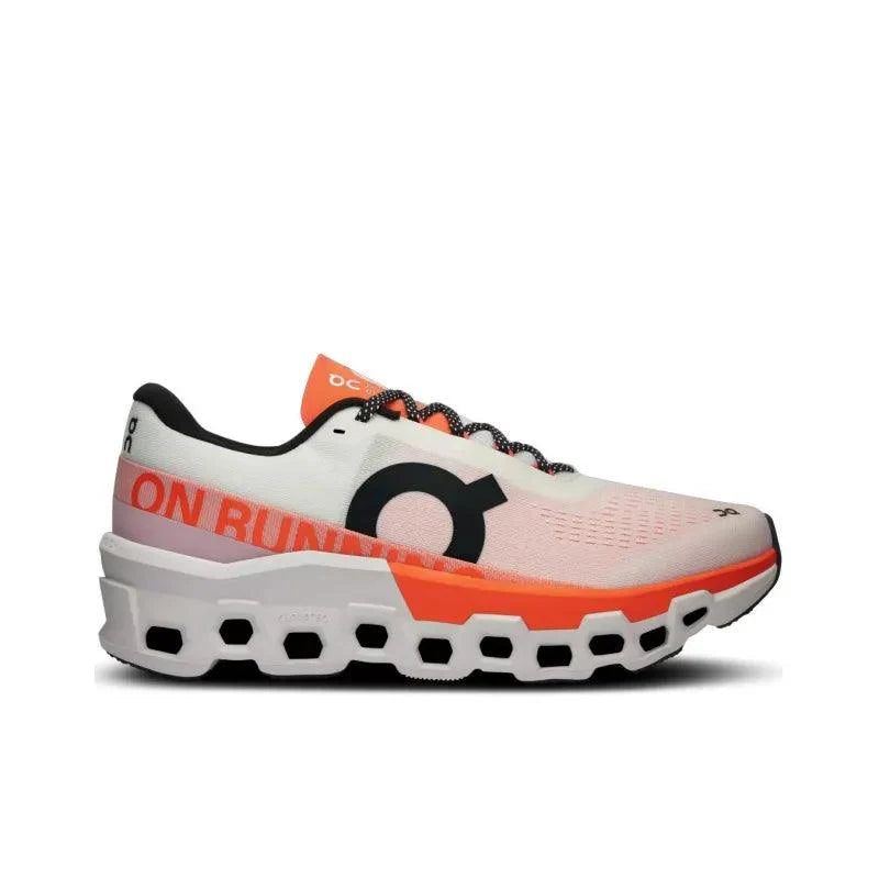 On Running Cloudmonster 2 "White / Flame"