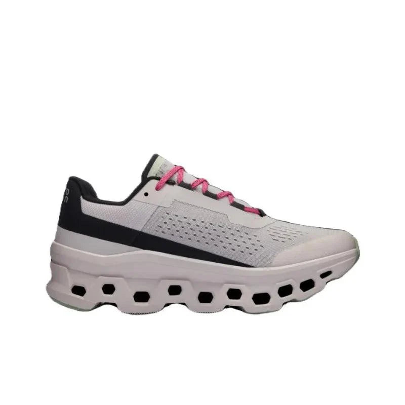 On Running Cloudmonster 2 "White / Pink / Black"