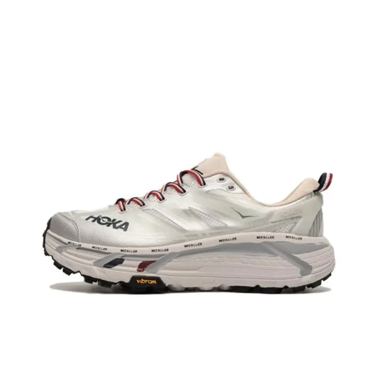 HOKA ONE ONE Mafate Speed 2 Moncler X Mesh "Lightweight Low-Top  Misty Gray"