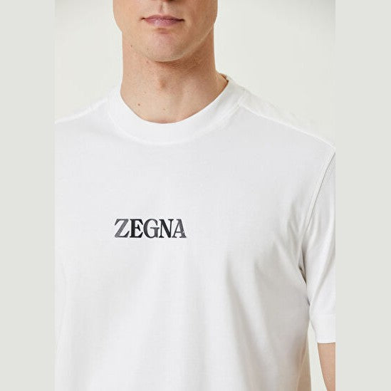 T-Shirt Zegna - Coton - Blanc