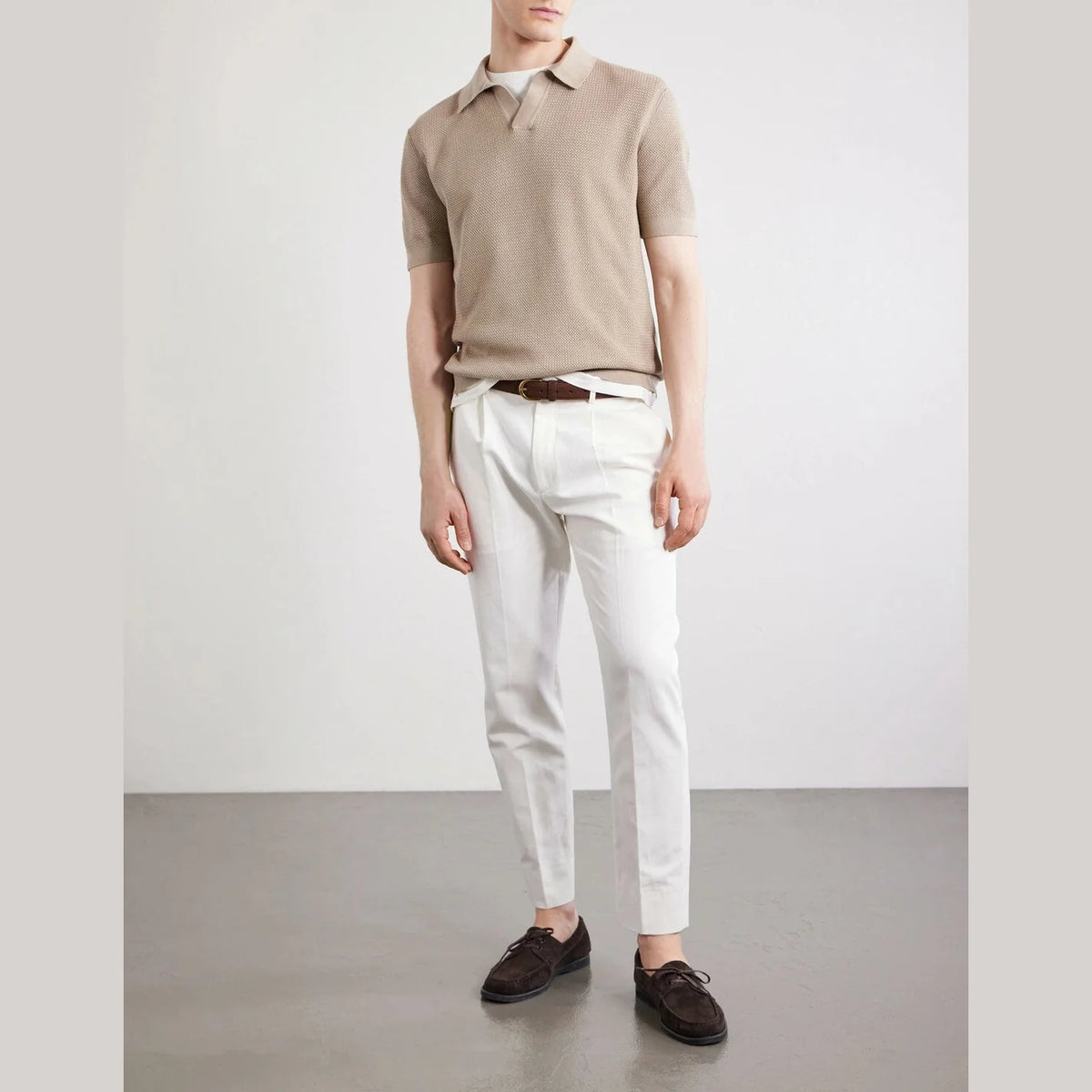 Polo Zegna - Coton - Beige